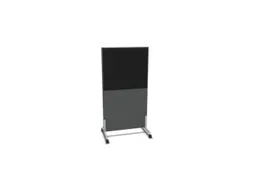 scheidingswand,HxB 1545x800mm,MS-donkergrijs,BN8033-zwart