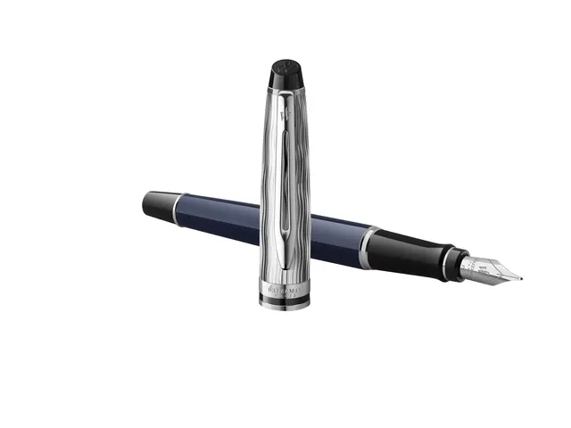 Vulpen Waterman Expert L'essence du Bleu lacquer CT Fijn Blauwe inkt