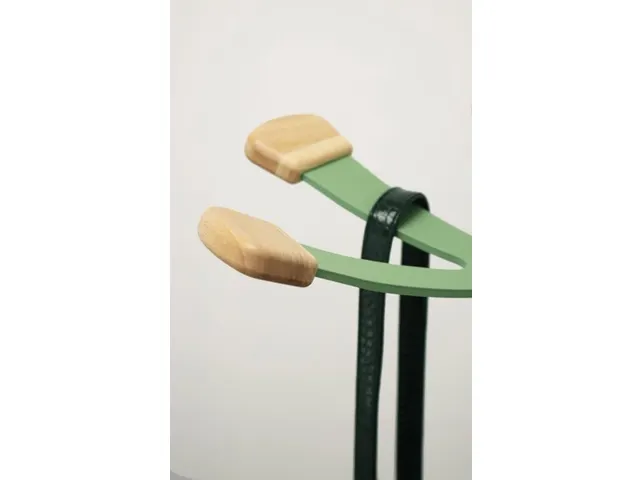 Unilux kapstok Aurora Staand Wit/Groen Beukenhout 6 haken