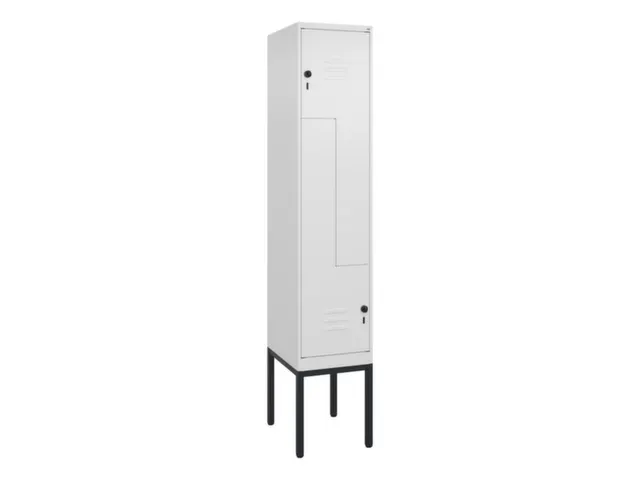 armoire vestiaire Z HxlxP 2120x400x500mm larg. compart. 200/400mm