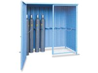 Gasflessendepot 2055x1125x1050mm 8 Gasflessen 1-vleugelige Deur