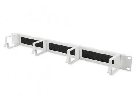 Kabelmanagementpaneel met borstelstrips voor 19 inch (483mm) kasten 1U
