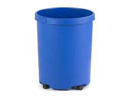 Ronde Papierbak 50 Liter Blauw