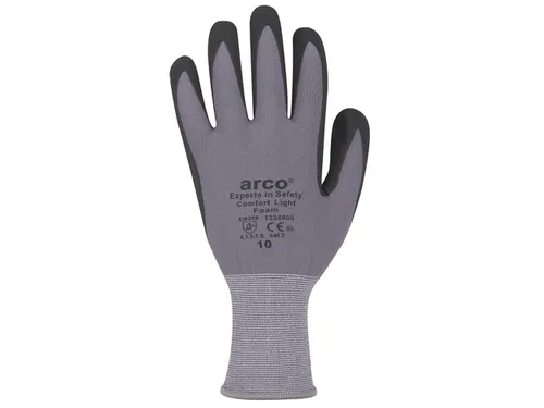 Werkhandschoen Arco Comfort Light nitril maat 10
