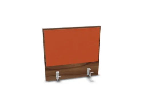 opzetpaneel bureau aanbouw achter NP-tiepolo nut BN3012-oranje 600mm