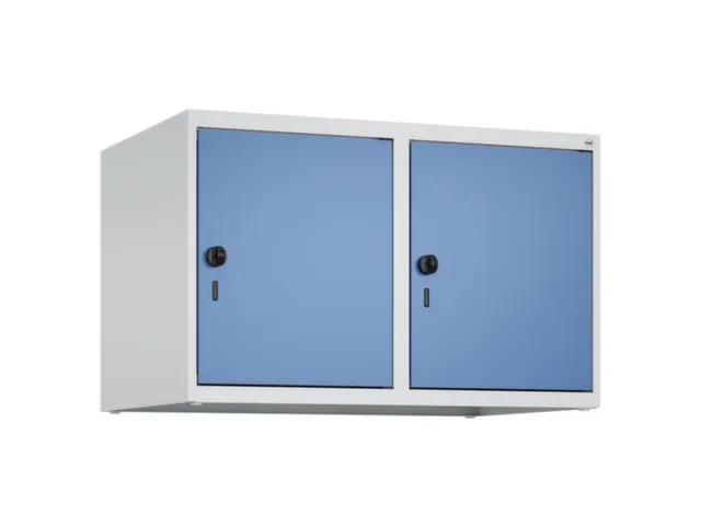 opzetkast,v. locker,2vak.,vak B 400mm,HxBxD 500x800x500mm,draaigrendel
