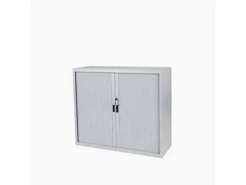 Roldeurkast Claudius Plus 105x120cm Alu 2 Legborden