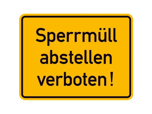 aanwijzingsbord,Grof vuil neerzetten verboden!,aluminium gemerkt