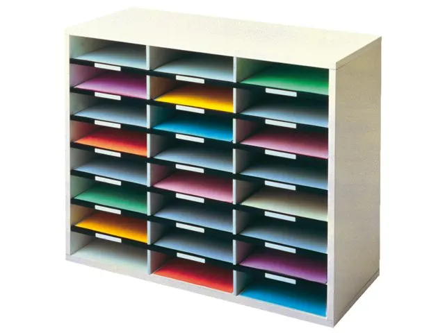 Casier Fellowes A4 36 cases 737x881x302mm gris clair