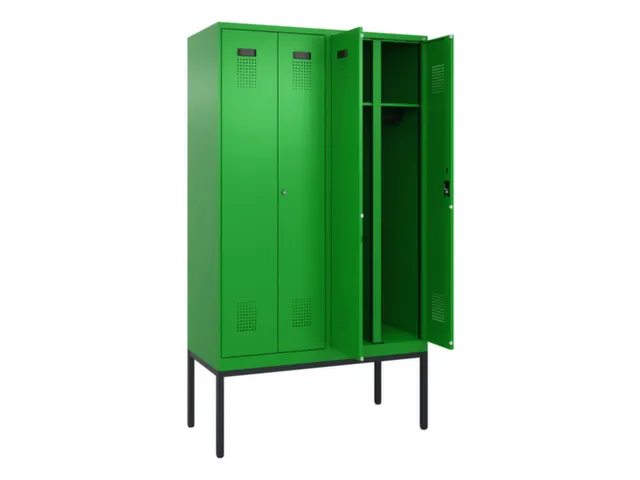 locker voor scheiding van kleding,HxBxD 2120x1200x500mm,4vak