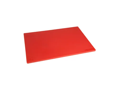 Hygiplas Snijplank glad LDPE 45x30x1cm Rood