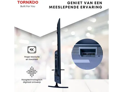 65UA3400X Tornado 65'' (165,1cm) 4K Ultra HD Smart TV Wifi Zwart