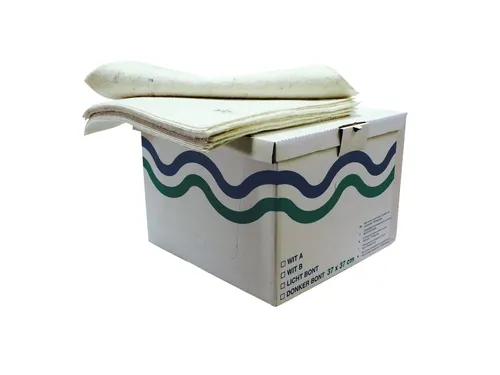 Wegwerpdoeken Dispenserdoos Lichtbont 34x37cm Pluisarm
