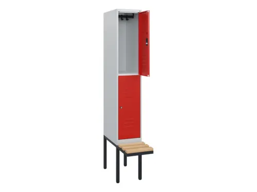 Dubbeldekse dekenkist,HxBxD 1950x300x815mm,1x2vak.,vak B 300mm
