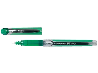Rollerpen Pilot Hi-Tecpoint V5 Grip 0.5mm Fijne punt Groen - 1