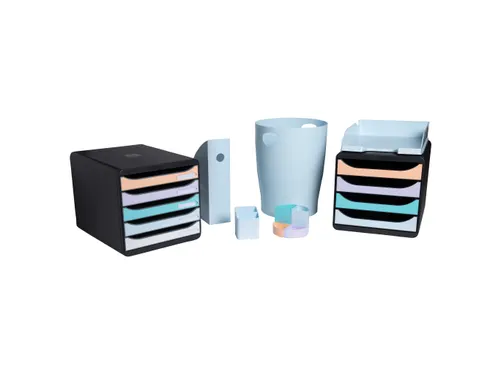 ECOBIN Papiermand A quarel pastelblauw