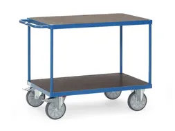 Zware Tafelwagens Met Watervaste Platformen 2 Etages 600kg 1000x600mm