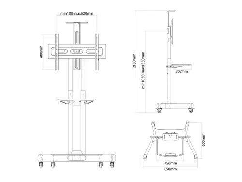 Neomounts Mobile Flat Screen Flo