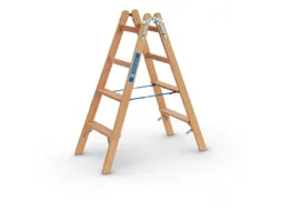 trapladder,beide zijden,2x4sporten,balk L 1,25m,2-dlg.,naaldhout