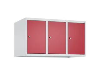 opzetkast,v. locker,3vak.,vak B 300mm,HxBxD 500x900x500mm,vleugeldeur - 1