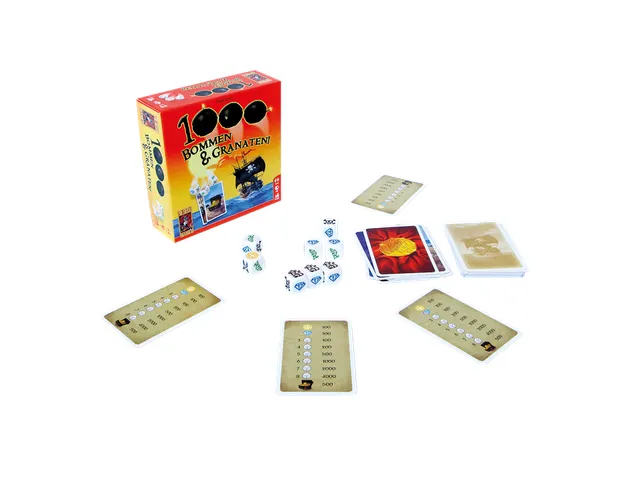999Games Dobbelspel 1000 Bommen en Granaten 8+