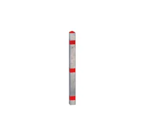 Afzetpaal Vierkant 70x70m Uitneembaar Bodemhuls Spitse Kop - 2
