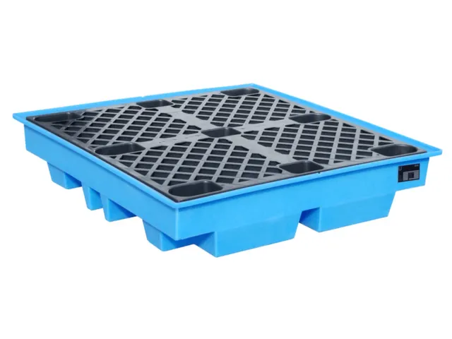 Opvangbak 4X 200L Pe H X B X D 275X 1280X 1280Mm Pe-Pallet