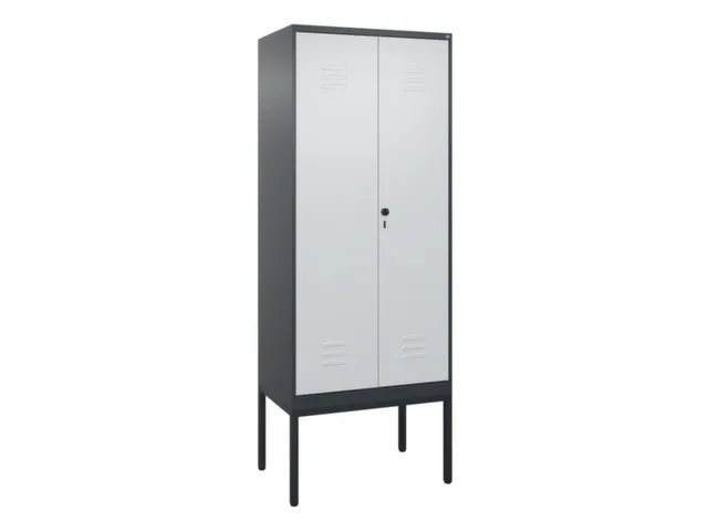 PBM-locker,HxBxD 2120x800x500mm,2vak,vak B 400mm,draaigrendel