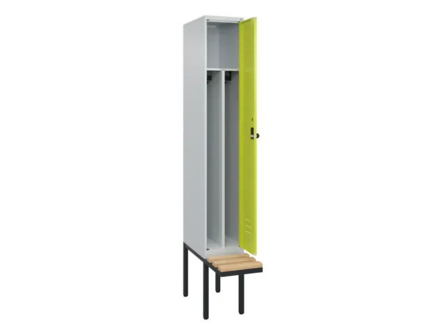 locker voor scheiding van kleding,HxBxD 2120x300x815mm,1vak