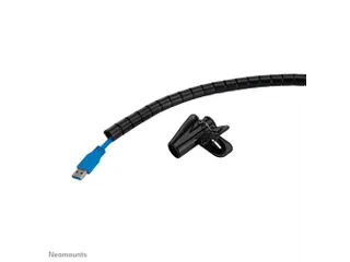Kabelspiraal Neomounts voor 1-3 kabels 15mm universeel zwart - 1