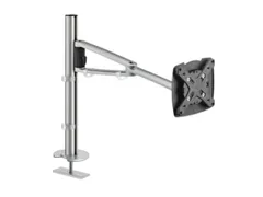 monitorarm,zuil/2-dlg. arm,m. tafelbevestiging,H 400mm,alu/kunststof