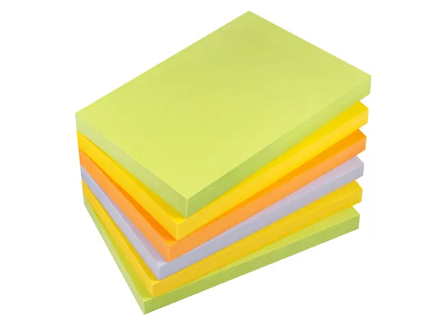 Notitieblok 125x75mm Assorti Spring Pak A 6 Blok