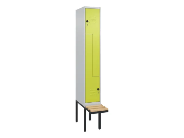 armoire vestiaire Z HxlxP 2120x300x815mm 2compart.