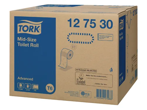 Toiletpapier Tork T6 127530 2-laags Advanced 100m 27 Rollen