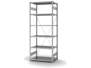 systeemstelling,grondveld,HxBxD 2500x1060x635mm,vakl. 140kg - 2