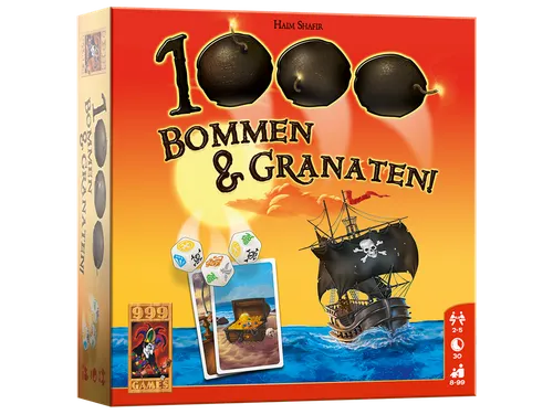 999Games Dobbelspel 1000 Bommen en Granaten 8+