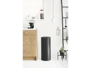 Touch bin New Prullenbak 30 Liter Mat Zwart - 4
