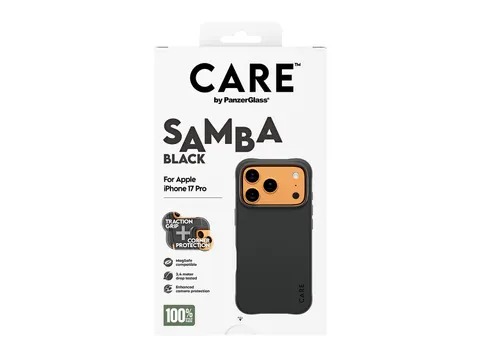 PanzerGlass CARE by Samba Case Black w. MagSafe iPhone 17 Pro, H