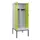 PBM-locker met bank,HxBxD 2120x800x815mm,2vak,vak B 400mm