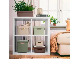 Sigma Home opbergbox 5L beige - 25,2x17,5x12,2cm - 5