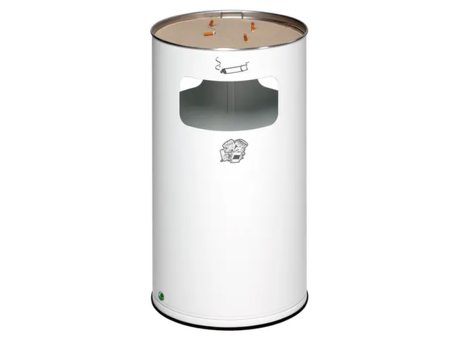 Combi-asbak Hxø 760X420Mm Rond Wit