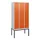 dubbeldekse locker,HxBxD 1950x900x500mm,3x2vak.,vak B 300mm,cil.-slot