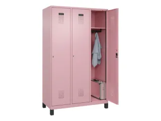 locker,HxBxD 1950x1200x500mm,3vak,vak B 400mm,cil.-slot,voeten - 1