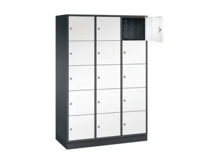 grootvolume-lockersysteem,HxBxD 1950x1220x500mm,3x5vakken,cil.-slot - 1