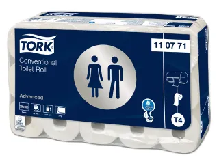 Toiletpapier Tork T4 110771 Advanced 2-laags Wit 400 Vel 30 rollen - 2