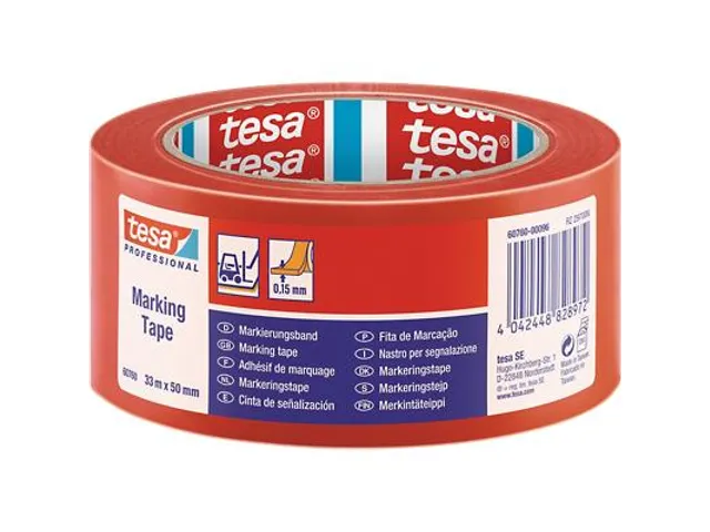 Markeringstape tesa Professional 60760 PV1 50mmx33m rood