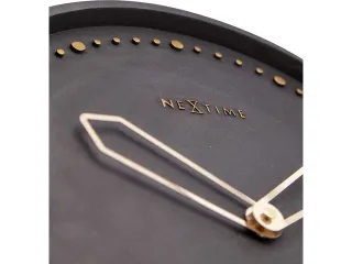 Wandklok NeXtime dia. 35 cm, polyresin, zwart - 5
