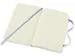 Notitieboek Moleskine pocket 90x140mm blanco soft cover hydrangea blue