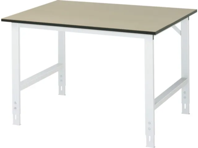 werkbank,HxBxD 760-1080x1250x1000mm,MDFblad,draagverm. 500kg