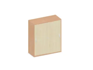 Schuifdeurkast 1150x1000x430mm Romp Beuken Decor Front Esdoorn - 1